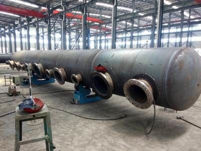 Bucket central heating boiler mud drum ISO9001 ORL Customized